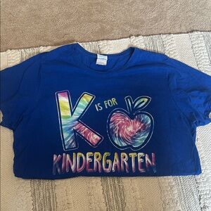 K is for Kindergarten Teacher Shirt